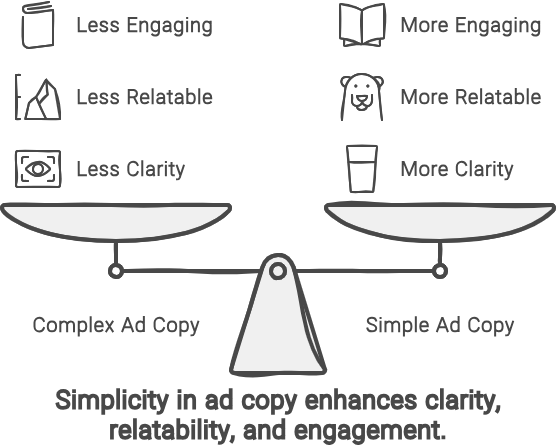 Ad Copywriting Tips: How to Write Facebook Ads That Convert (+ Formats, Angles & Examples) 2 Graphic showcasing ad copy that converts.