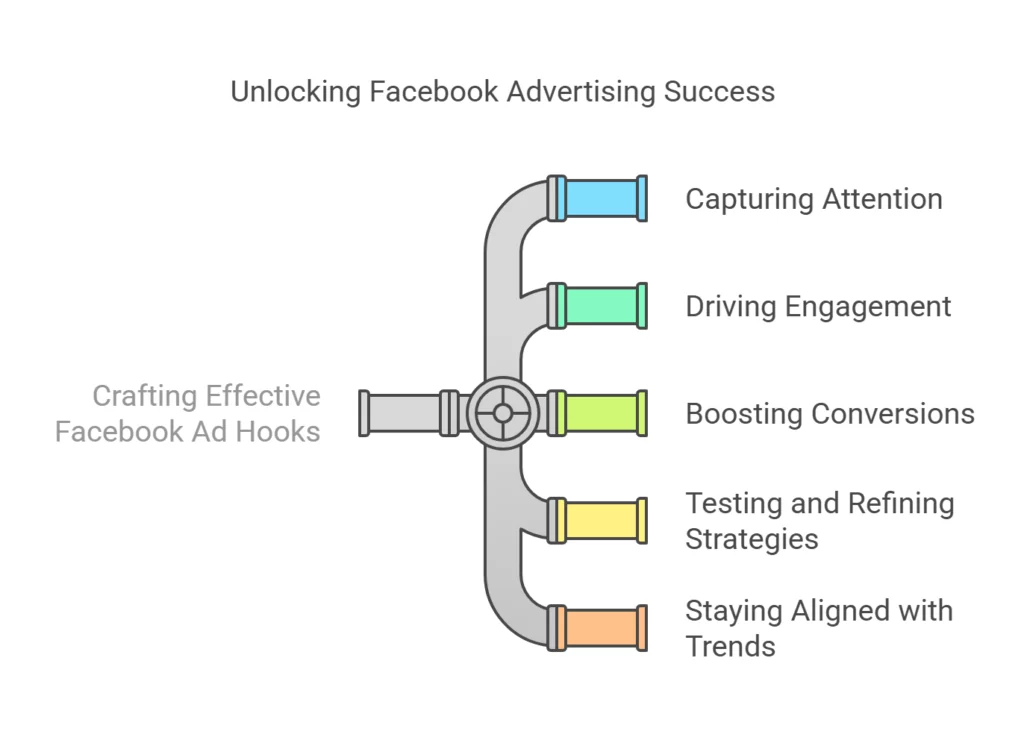 Meta Ad Hooks That Drive Conversions in 2025: The Ultimate Guide for Facebook & Instagram Ads 8 Grpahic showcasing how effective Facebook ad hooks increase conversion rates for ads.