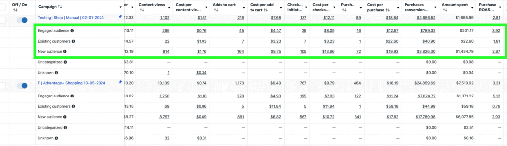Meta Advertising Strategy 2025: Simplify Facebook Ad Campaigns for Predictable Results 1 Screenshot of Facebook ad strategy in 2025 showing Meta ads account and Audience Breakdown in the ad manager.