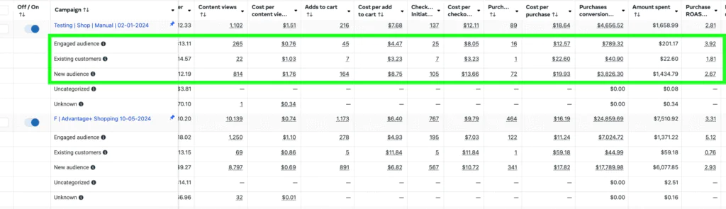 Meta Advertising Strategy 2025: Simplify Facebook Ad Campaigns for Predictable Results 1 Screenshot of Facebook ad strategy in 2025 showing Meta ads account and Audience Breakdown in the ad manager.